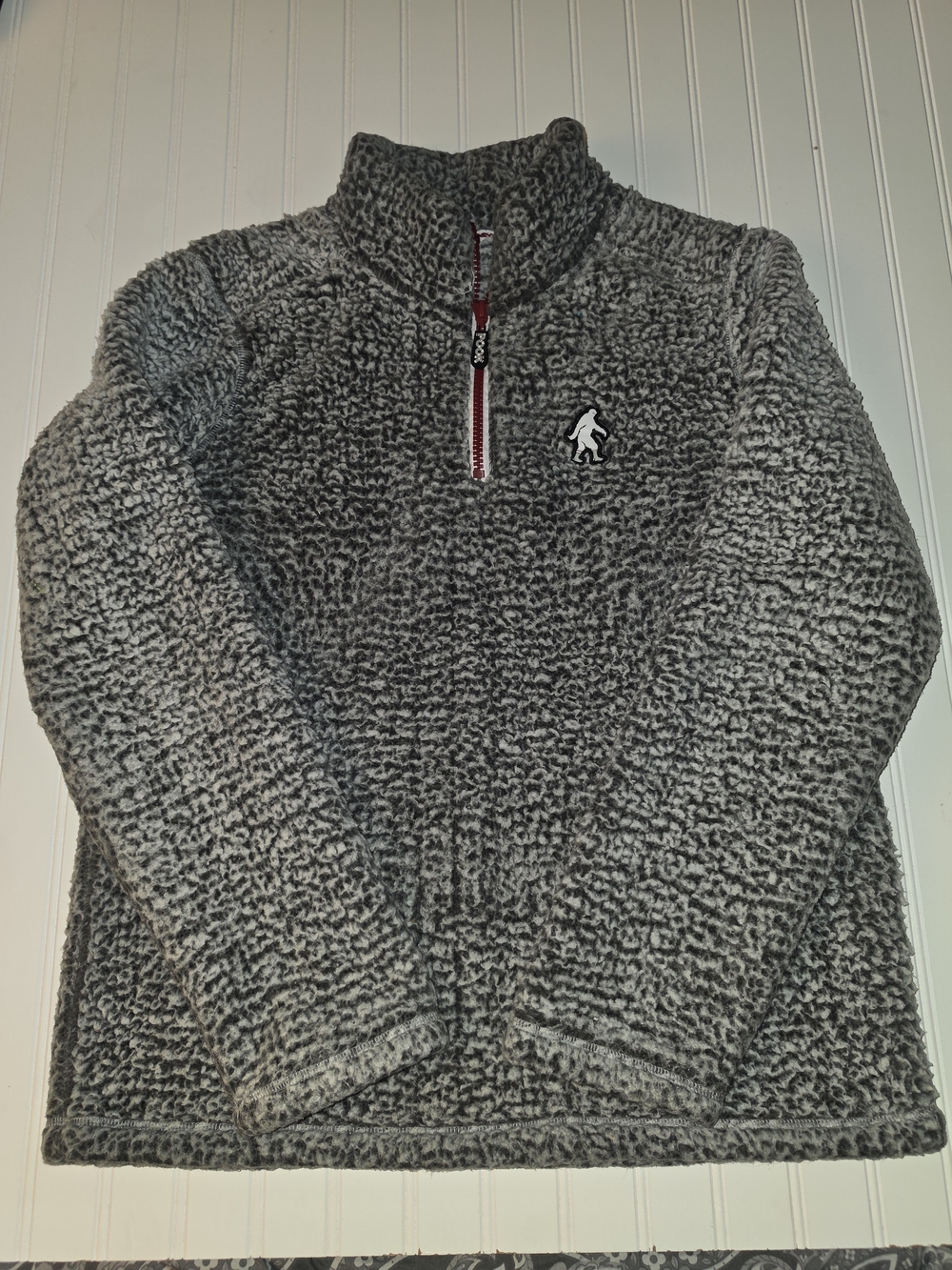 Pook Canada Yeti Quarter Zip Fleece Size large
